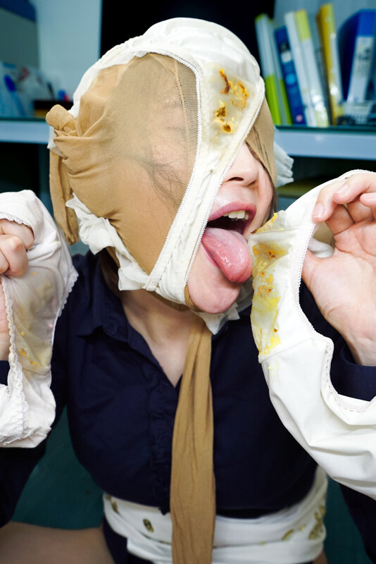 汚パンティ被りピストンオナニー